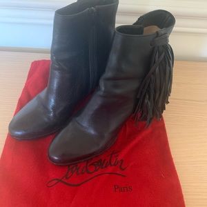 Christian Louboutin Tassle Booties